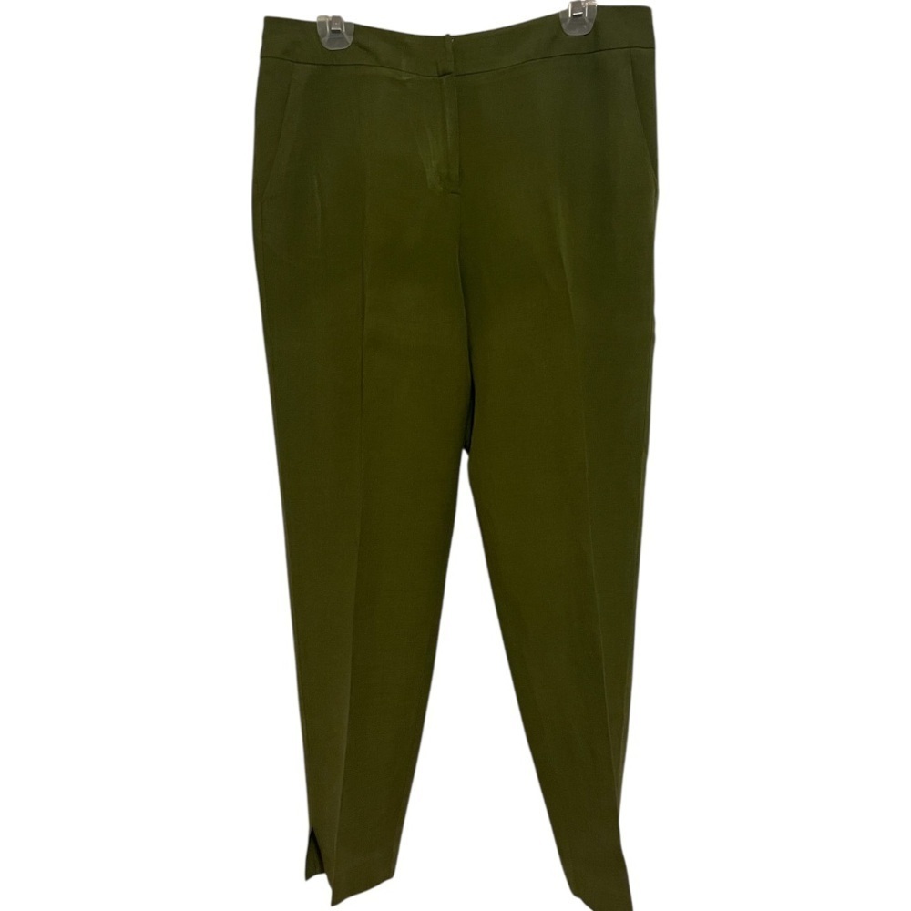 Norton McNaughton Linen Blend Olive Green Pants Size 10